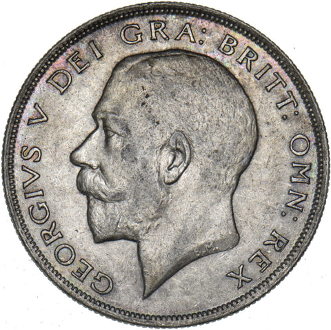 1923 Halfcrown - George V British Silver Coin - Nice