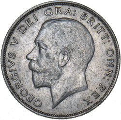 1923 Halfcrown - George V British Silver Coin - Nice