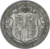 1925 Halfcrown - George V British Silver Coin