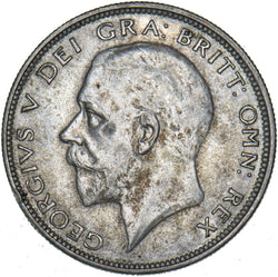 1927 Halfcrown - George V British Silver Coin - Nice