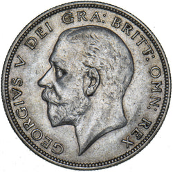1928 Halfcrown - George V British Silver Coin - Nice
