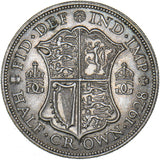 1928 Halfcrown - George V British Silver Coin - Nice