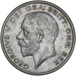 1928 Halfcrown - George V British Silver Coin - Nice