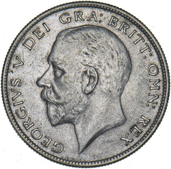 1929 Halfcrown - George V British Silver Coin - Very Nice