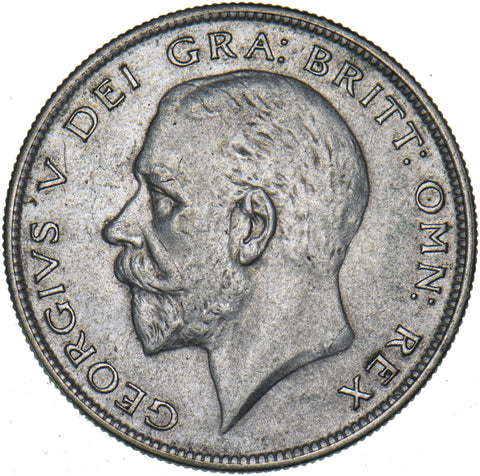1929 Halfcrown - George V British Silver Coin - Very Nice