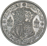 1929 Halfcrown - George V British Silver Coin - Very Nice
