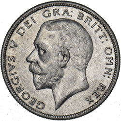 1929 Halfcrown - George V British Silver Coin - Nice