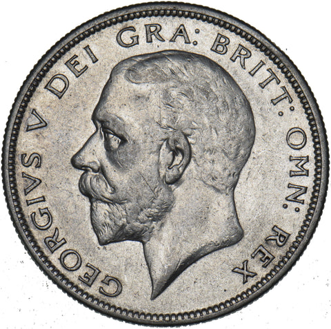 1929 Halfcrown - George V British Silver Coin - Nice