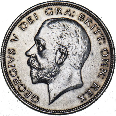 1933 Halfcrown - George V British Silver Coin - Very Nice