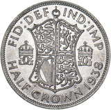 1938 Halfcrown - George VI British Silver Coin - Very Nice