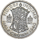 1940 Halfcrown - George VI British Silver Coin - Superb