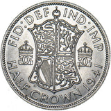1941 Halfcrown - George VI British Silver Coin - Superb