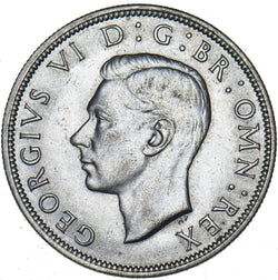 1942 Halfcrown - George VI British Silver Coin - Very Nice