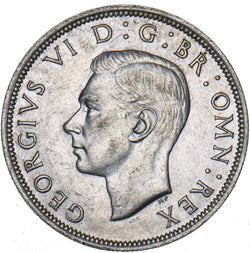 1943 Halfcrown - George VI British Silver Coin - Very Nice