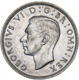 1943 Halfcrown - George VI British Silver Coin - Very Nice