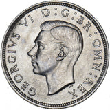 1944 Halfcrown - George VI British Silver Coin - Superb