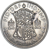 1944 Halfcrown - George VI British Silver Coin - Superb