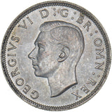 1944 Halfcrown - George VI British Silver Coin - Superb
