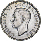 1945 Halfcrown - George VI British Silver Coin - Superb