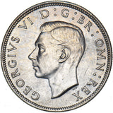 1945 Halfcrown - George VI British Silver Coin - Superb