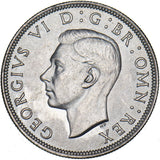 1945 Halfcrown - George VI British Silver Coin - Superb