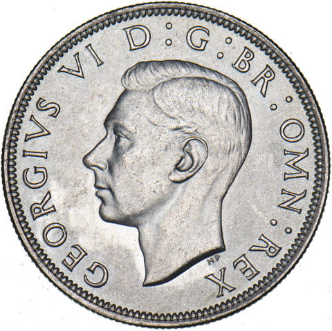1945 Halfcrown - George VI British Silver Coin - Superb