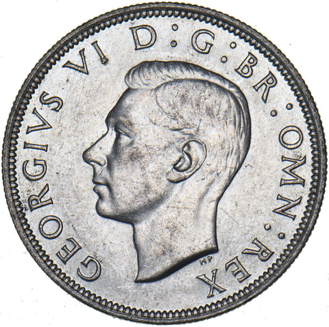 1945 Halfcrown - George VI British Silver Coin - Very Nice