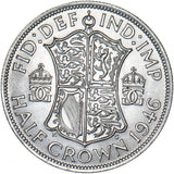 1946 Halfcrown - George VI British Silver Coin - Superb