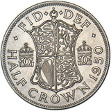 1950 Halfcrown - George VI British Coin - Very Nice