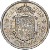 1955 Halfcrown - Elizabeth II British Coin - Superb