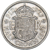1959 Halfcrown - Elizabeth II British Coin - Very Nice