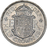 1961 Halfcrown - Elizabeth II British Coin - Superb