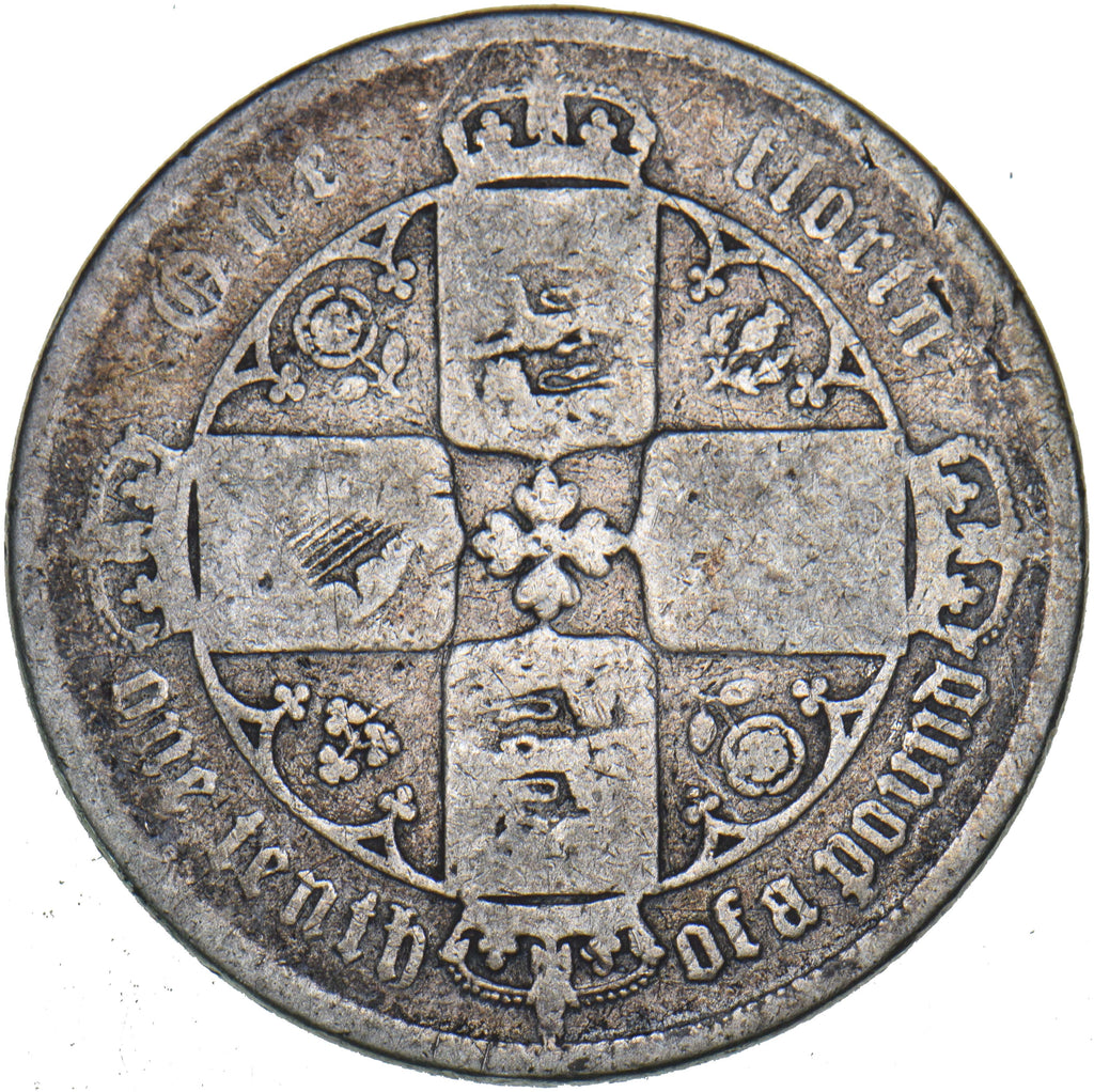1857 Gothic Florin - Victoria British Silver Coin – The Coin King