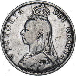 1889 Florin - Victoria British Silver Coin