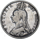 1889 Florin - Victoria British Silver Coin