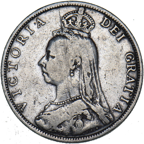 1889 Florin - Victoria British Silver Coin