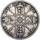 1889 Florin - Victoria British Silver Coin