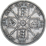 1890 Florin - Victoria British Silver Coin