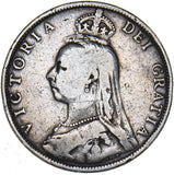 1890 Florin - Victoria British Silver Coin