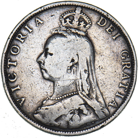 1890 Florin - Victoria British Silver Coin