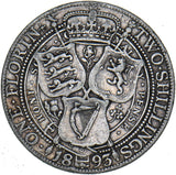 1893 Florin - Victoria British Silver Coin