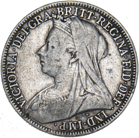 1896 Florin - Victoria British Silver Coin