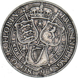 1896 Florin - Victoria British Silver Coin