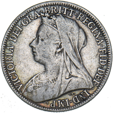 1900 Florin - Victoria British Silver Coin