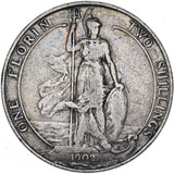 1902 Florin - Edward VII British Silver Coin