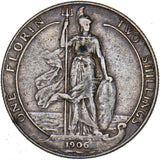 1906 Florin - Edward VII British Silver Coin