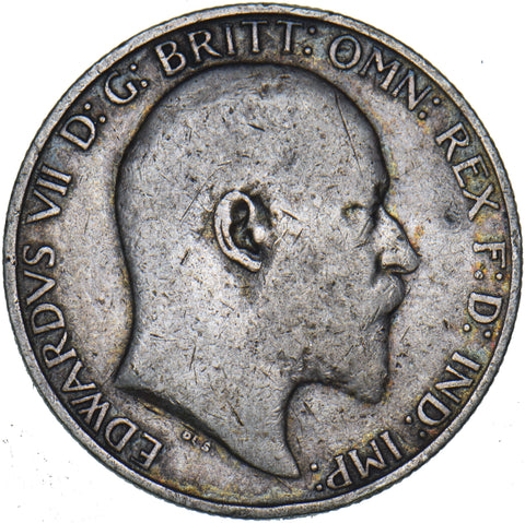 1907 Florin - Edward VII British Silver Coin