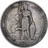 1907 Florin - Edward VII British Silver Coin