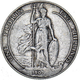 1907 Florin - Edward VII British Silver Coin