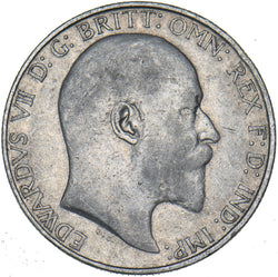 1909 Florin - Edward VII British Silver Coin
